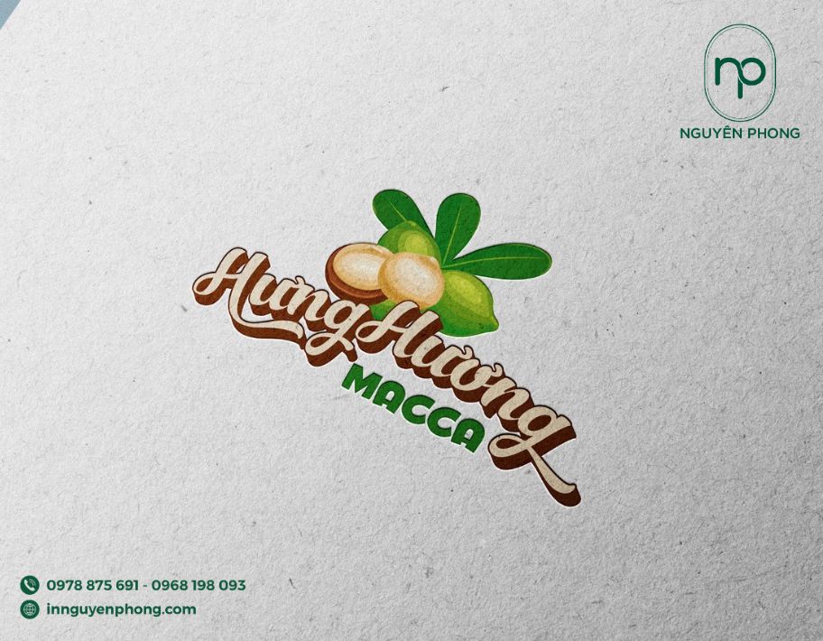 Mẫu logo ngũ cốc in đẹp